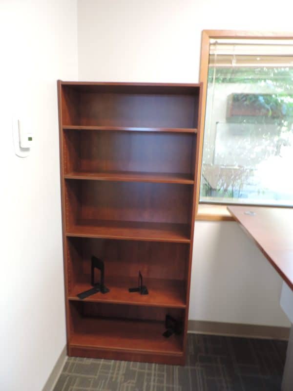 Cherry Laminate Bookcase