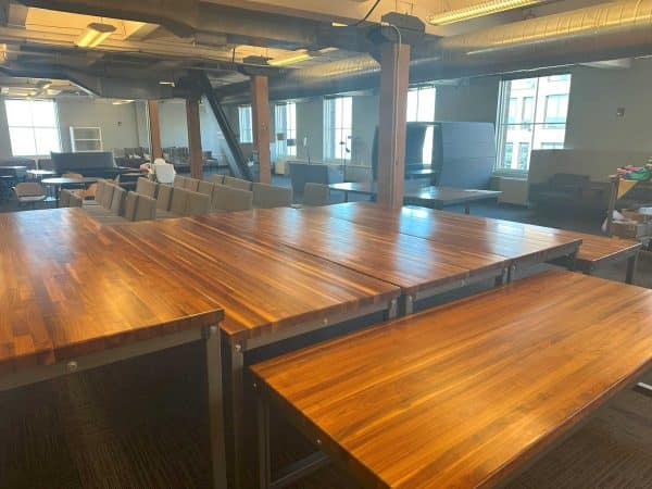 Mobile Butcher Block Tables